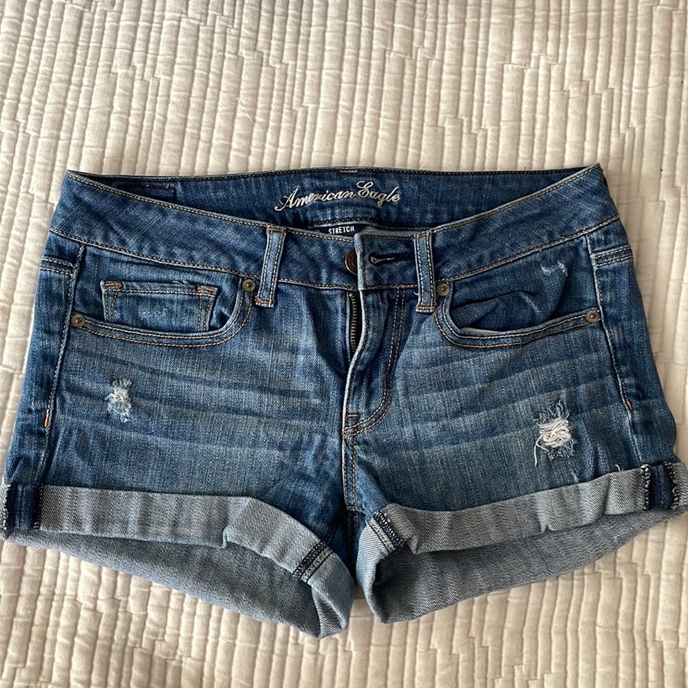 American eagle jean shorts